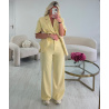 Pantalon tailleur jaune pastel - DRESS DESIREE