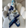Foulard motifs bleus - DRESS DESIREE