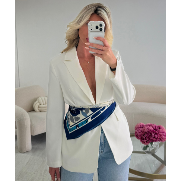 Foulard motifs bleus - DRESS DESIREE