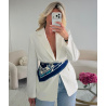 Foulard motifs bleus - DRESS DESIREE