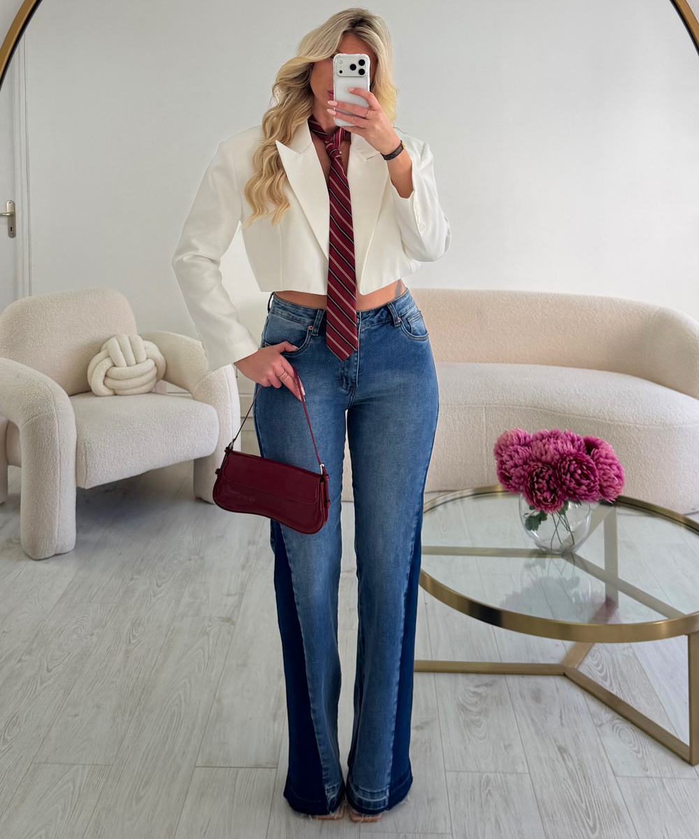 Jeans extra long bi-color - DRESS DESIREE
