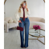 Two-tone extra-long jeans - DRESS DESIREE