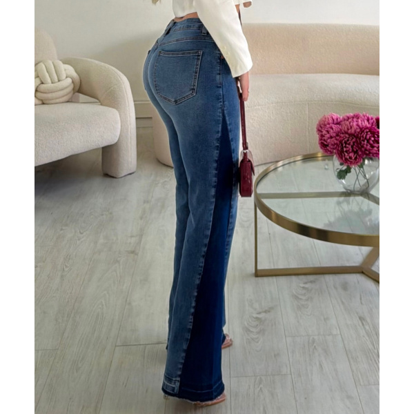 Two-tone extra-long jeans - DRESS DESIREE