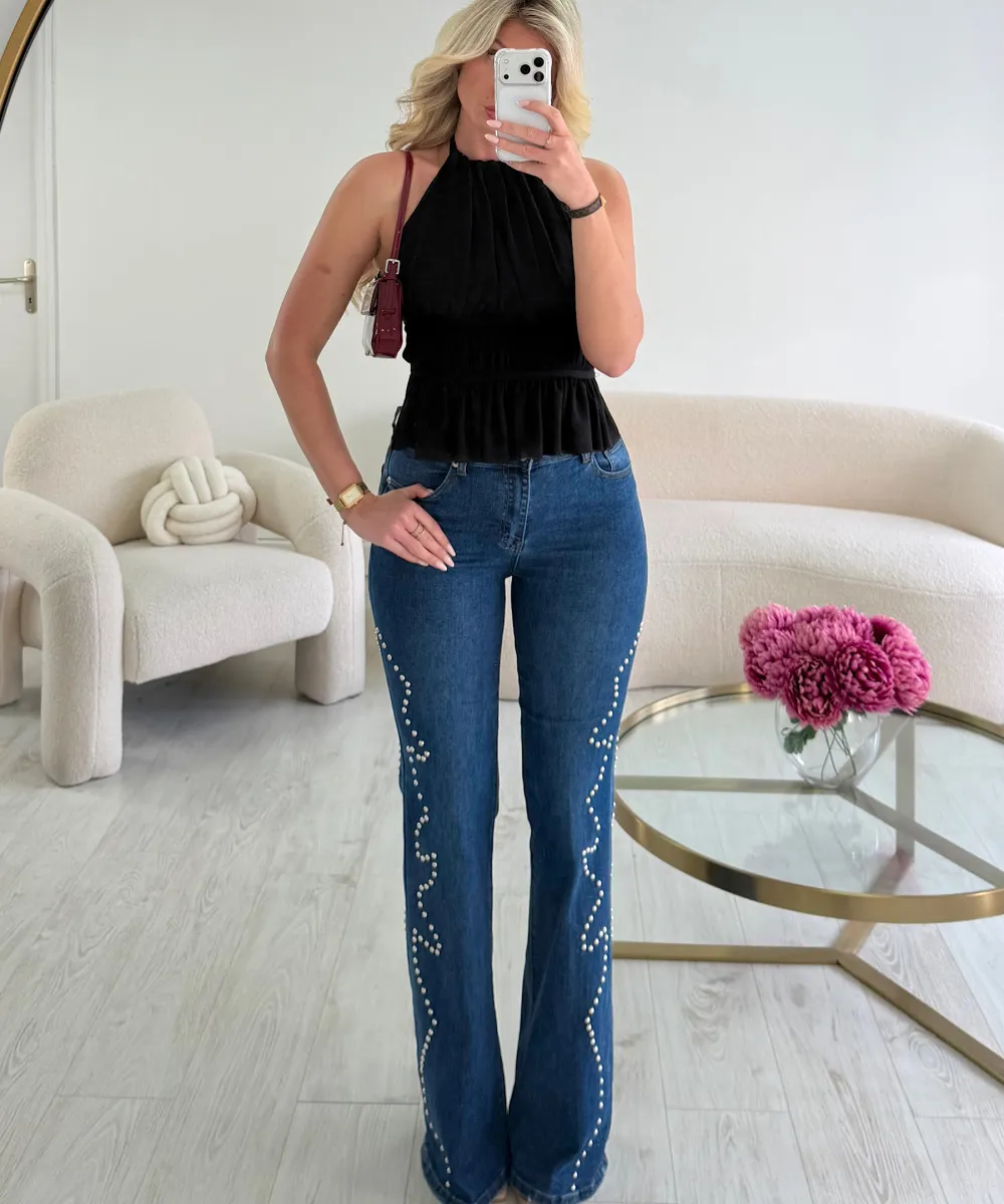 Jeans tall clous