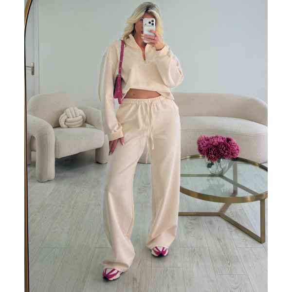 Jogging loose extra long creamy  - DRESS DESIREE