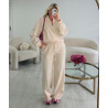 Jogging loose extra long creamy  - DRESS DESIREE