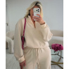 Jogging loose extra long creamy  - DRESS DESIREE
