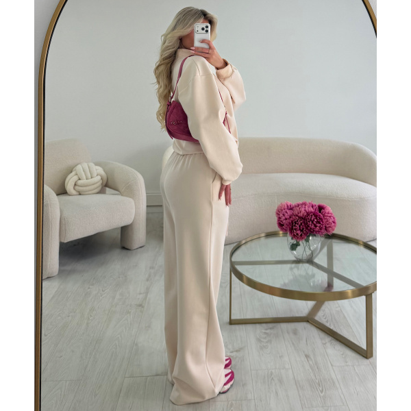 Sweat zip jogging crème- DRESS DESIREE