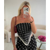Foulard motifs pois blanc - DRESS DESIREE