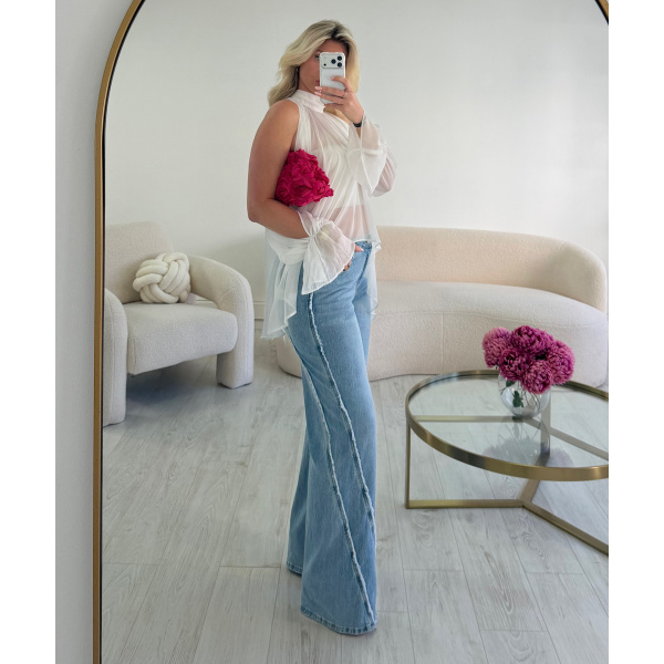 Jeans double couture bleu - DRESS DESIREE