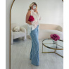Jeans double couture bleu - DRESS DESIREE
