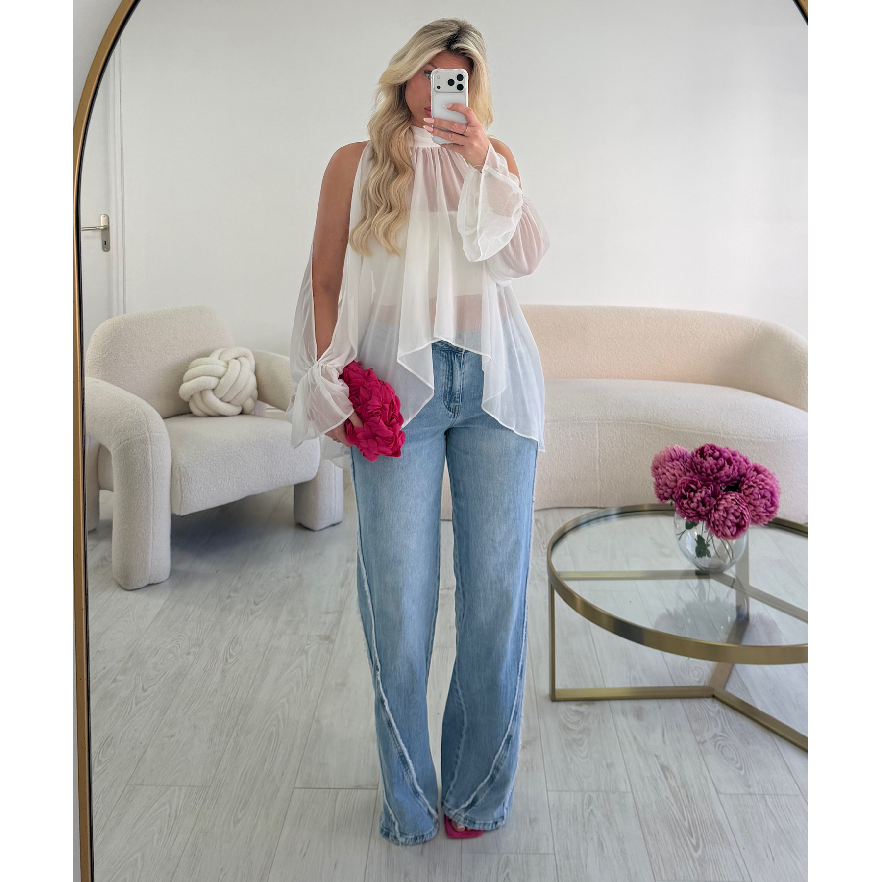 Jeans double couture bleu - DRESS DESIREE