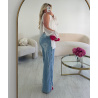 Jeans double couture bleu - DRESS DESIREE