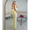 Pantalon couture taille citron DRESS DESIREE