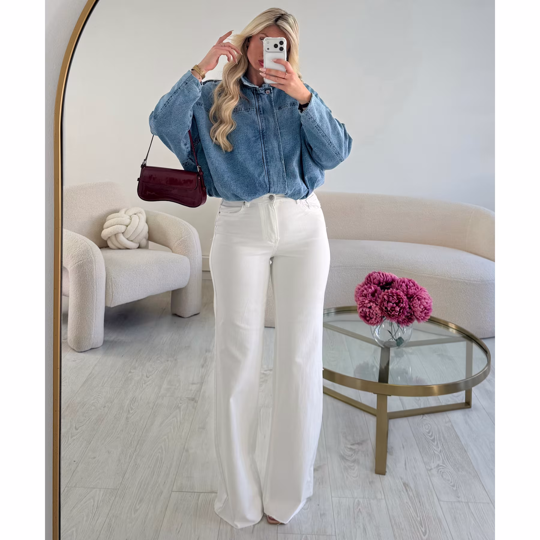 Jeans extra long blanc - DRESS DESIREE