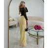 Extra extra long yellow jeans - DRESS DESIREE