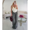 Jeans baggy extra long gris - DRESS DESIREE