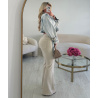 Jeans flare standard beige - DRESS DESIREE