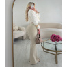 Jeans flare standard beige - DRESS DESIREE