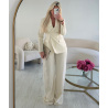 Blazer cintré épais crème - DRESS DESIREE