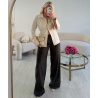 Choco  wide-leg flowing trousers - DRESS DESIREE