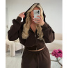Veste jogging choco- DRESS DESIREE
