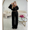 Jogging loose extra extra long noir - DRESS DESIREE