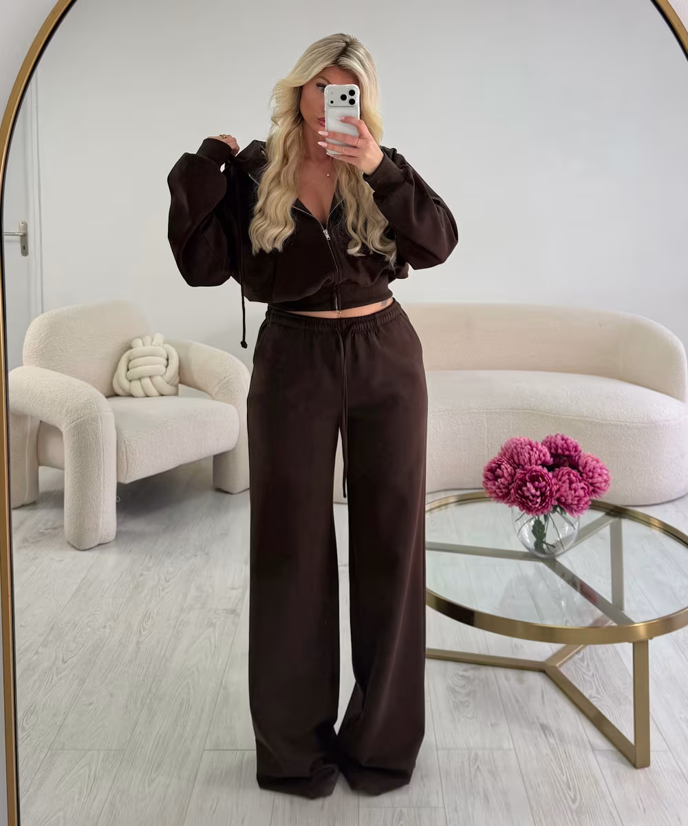 Jogging loose extra extra long choco - DRESS DESIREE