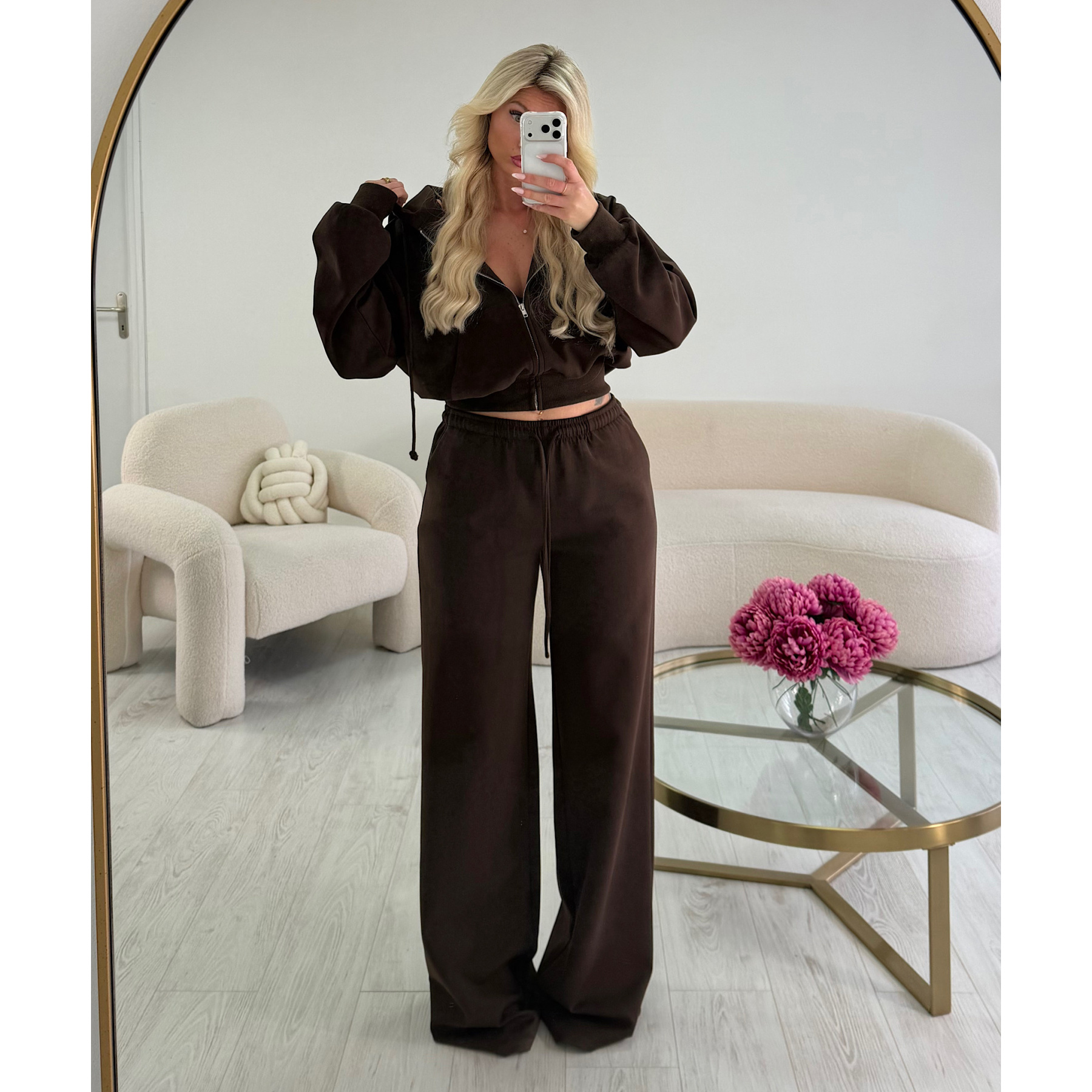 Jogging loose extra extra long choco - DRESS DESIREE
