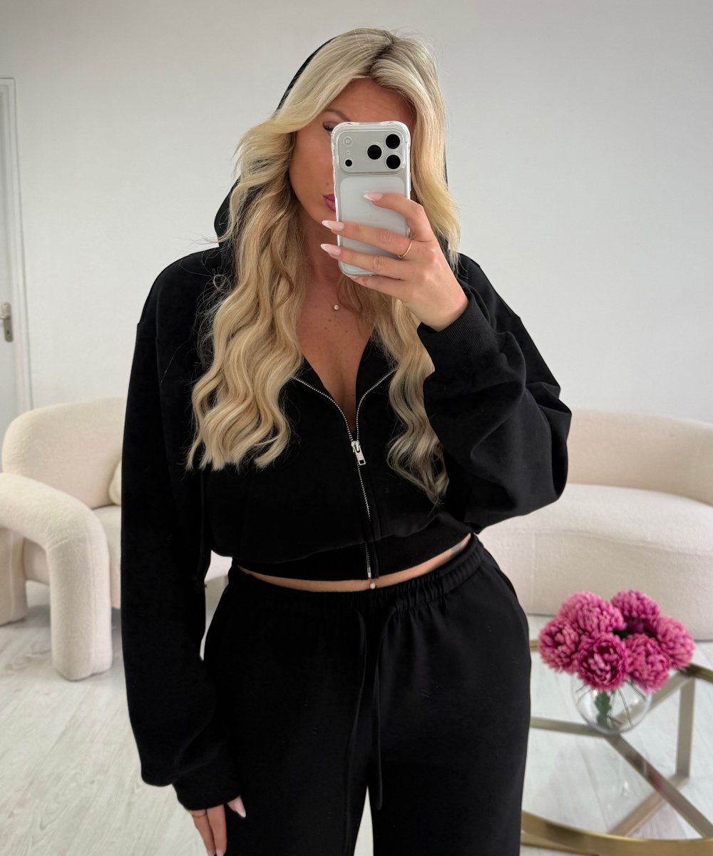 Black jogging jacket
