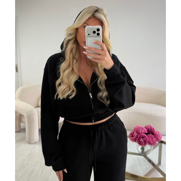 Veste jogging noire- DRESS DESIREE