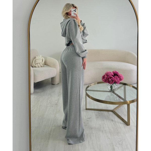 Extra extra long loose jogging bottoms in grey - DRESS DESIREE
