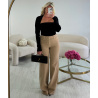 Extra long mocca jeans - DRESS DESIREE