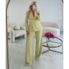Pantalon large extra long avocado - DRESS DESIREE