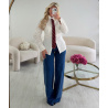 Cravate rayures bordeaux - DRESS DESIREE