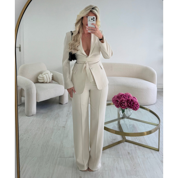 Blazer cintré/droit crème - DRESS DESIREE