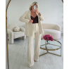 Blazer cintré/droit crème - DRESS DESIREE
