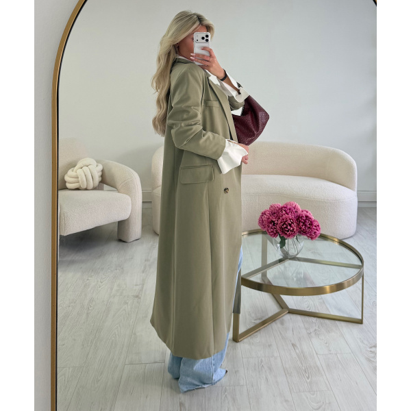 Long green blazer - DRESS DESIREE