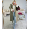 Blazer long tilleul - DRESS DESIREE