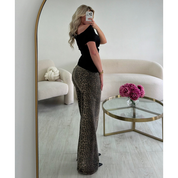 Top noir drapé asymétrique - DRESS DESIREE