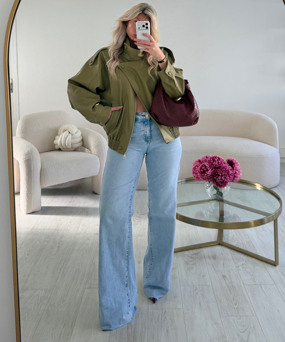 tall blue jeans