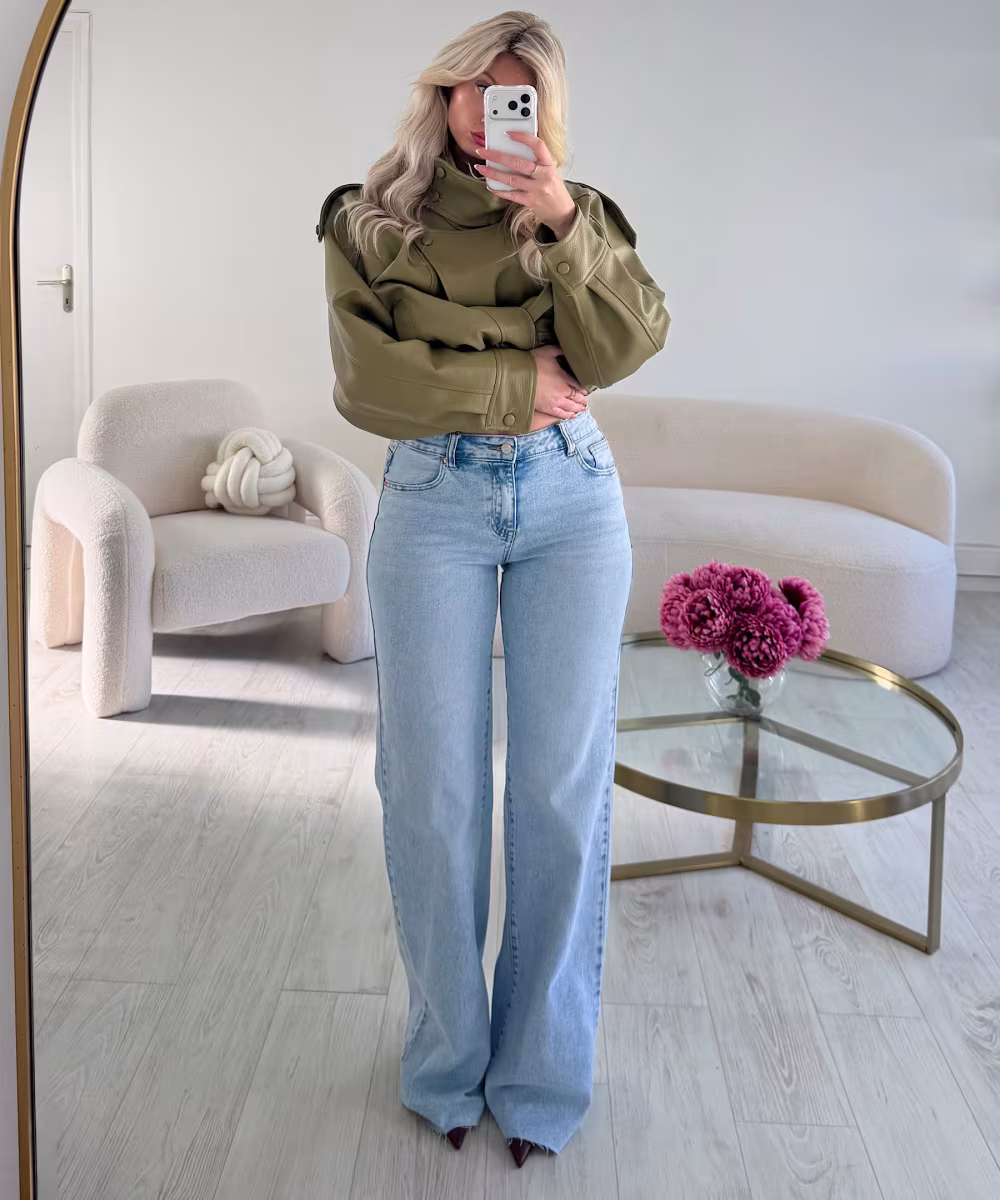 Jeans extra long bleu clair - DRESS DESIREE