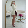 Jupe short tweed blanc - DRESS DESIREE