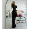 Pantalon fluide large chocolat  - DRESS DESIREE