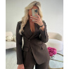 Blazer cintré choco structuré - DRESS DESIREE