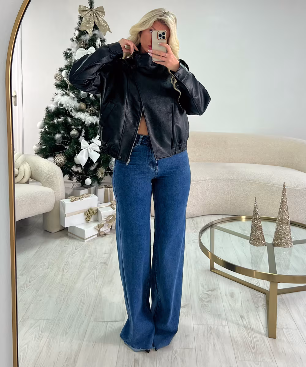 Jeans extra extra long bleu foncé- DRESS DESIREE