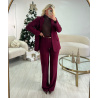 Blazer cintré/droit burgandy DRESS DESIREE