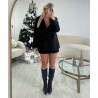 Blazer oversize strass noir - DRESS DESIREE