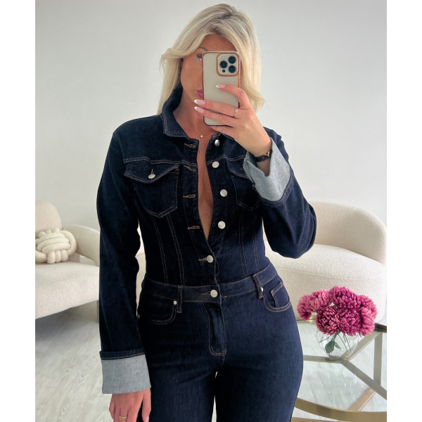 Combipantalon jeans brut ourlets inclusive - DRESS DESIREE