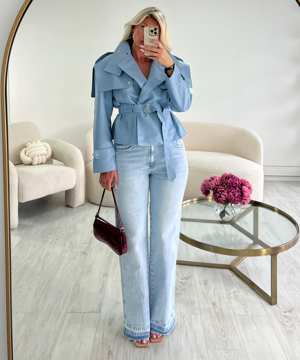 Extra long blue gradient jeans - DRESS DESIREE